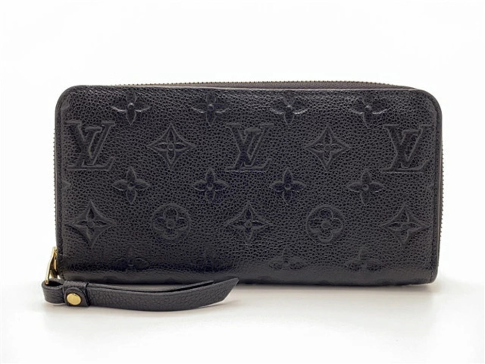 LOUIS VUITTON Wallet Accessories Zippy Long Empreinte Noir Black